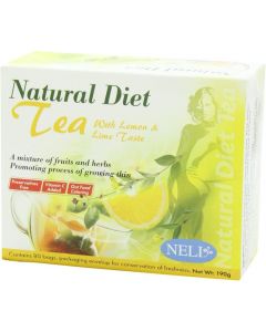 Натуральный Диетический чай с лимоном и лаймом, 80 пакетов