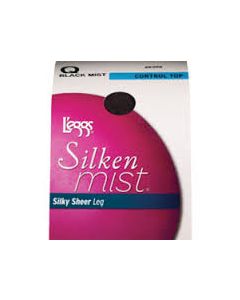Колготки L'eggs Silken Mist Silky Sheer  черные размер L